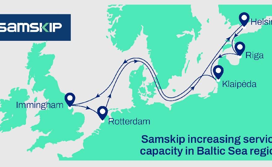 Samskip expands strategic Baltic Sea development to increase service and include Klaipeda in the network